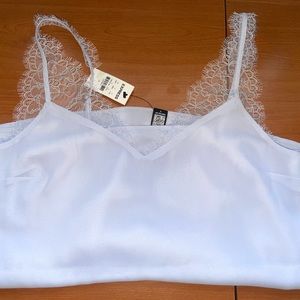 EXPRESS Blue Lace Top NEW